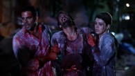 Aftershock - Stinger - In Chile, a group of travelers who are in an underground nightclub when a massive earthquake hits quickly learn that reaching the surface is just the beginning of their nightmare.